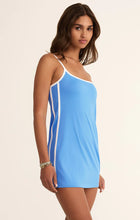 Load image into Gallery viewer, Z SUPPLY CONTRAST MINI DRESS - REGATTA BLUE