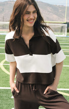Load image into Gallery viewer, Z SUPPLY MARINER SHORT SLEEVE POLO - DARK CHOCOLATE