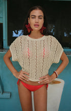 Load image into Gallery viewer, Z SUPPLY BALLAST CROCHET SWEATER TOP - NATURAL