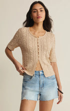 Load image into Gallery viewer, Z SUPPLY ADRIA POINTELLE CARDIGAN - ISLAND COCONUT