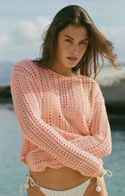 Load image into Gallery viewer, Z SUPPLY UPLAND CROCHET SWEATER TOP - BELLINI