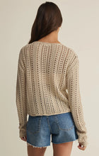 Load image into Gallery viewer, Z SUPPLY UPLAND CROCHET SWEATER TOP - ISLAND COCONUT