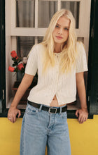 Load image into Gallery viewer, Z SUPPLY CERA SHORT SLEEVE CARDIGAN - CLOUD