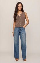 Load image into Gallery viewer, Z SUPPLY SYD LINEN KNIT TANK VEST - PEBBLE COAST