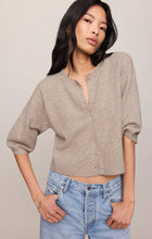 Load image into Gallery viewer, Z SUPPLY VALOR SHORT SLEEVE CARDIGAN - NATURAL HEATHER