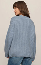 Load image into Gallery viewer, Z SUPPLY WHITMORE OVERSIZED CARDIGAN - MINERAL BLUE
