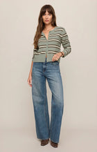 Load image into Gallery viewer, Z SUPPLY MEDINA COZY STRIPE CARDIGAN - AQUA CLOUD