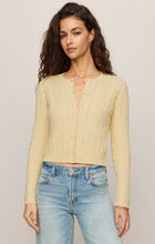 Load image into Gallery viewer, Z SUPPLY CERA LONG SLEEVE CARDIGAN - LEMON CHIFFON