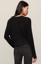 Load image into Gallery viewer, Z SUPPLY MEDINA CABLE CARDIGAN - BLACK