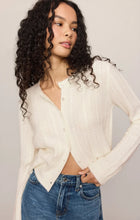 Load image into Gallery viewer, Z SUPPLY MEDINA CABLE CARDIGAN - CLOUD