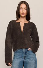 Load image into Gallery viewer, Z SUPPLY WINTERGLOW FLUFFY CARDIGAN - COCOA BEAN
