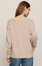 Load image into Gallery viewer, Z SUPPLY CLOUD SPUN V-NECK SWEATER - FROSTED PEARL