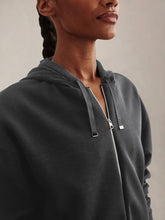 Load image into Gallery viewer, VARLEY JORGIE ZIP-THROUGH HOODIE - SLATE BLACK