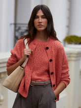 Load image into Gallery viewer, VARLEY HOSSLER KNIT CARDIGAN - APRICOT BRANDY