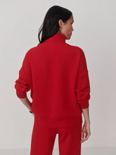 Load image into Gallery viewer, VARLEY HAWLEY HALF-ZIP SWEAT - RED MARL