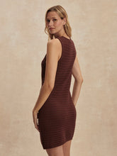 Load image into Gallery viewer, VARLEY SHANE KNIT DRESS - IRONWOOD