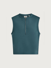 Load image into Gallery viewer, VARLEY SIMMONS HALF-ZIP TANK - MALLARD BLUE
