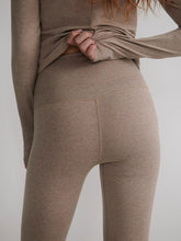 Load image into Gallery viewer, VARLEY ALWAYS WARM BASE LAYER LEGGING 27.5" - TAUPE MARL