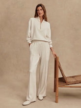 Load image into Gallery viewer, VARLEY THE WIDE LEG PANT 28" - IVORY MARL
