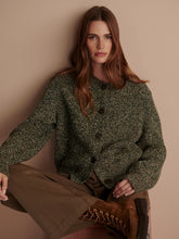 Load image into Gallery viewer, VARLEY PATRICIA RIB CARDIGAN - PONDEROSA PINE FLECK