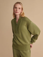 Load image into Gallery viewer, VARLEY SALLY HALF-ZIP SWEAT - LODEN GREEN