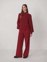 Load image into Gallery viewer, VARLEY MARTINA HIGH-NECK RIB KNIT - RUMBA ROSE
