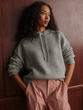 Load image into Gallery viewer, VARLEY MELCHIE RELAXED KNIT HOODIE - GREY MARL
