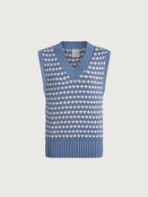 Load image into Gallery viewer, VARLEY ANTONELLA KNIT VEST - INFINITY BLUE
