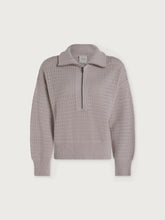 Load image into Gallery viewer, VARLEY DARLA HALF-ZIP KNIT - LILAC MARBLE
