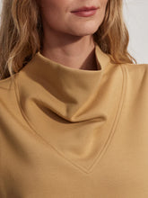 Load image into Gallery viewer, VARLEY ELLEN COWL NECK TANK - PRAIRIE SAND
