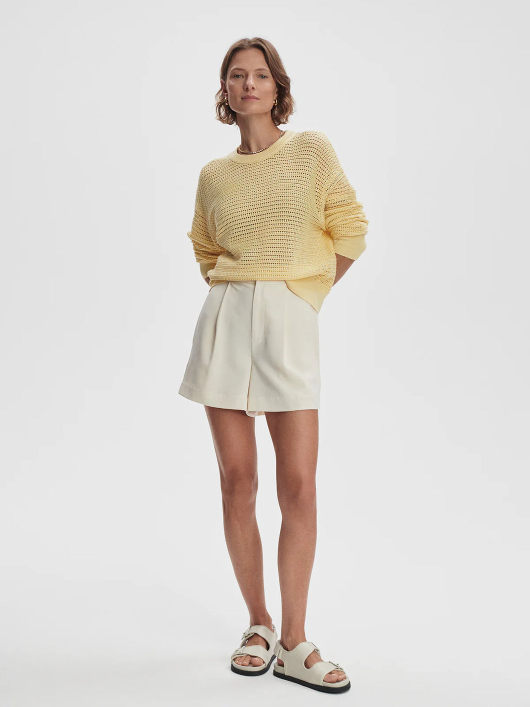 VARLEY KERSHAW SWEAT - SOFT SUNLIGHT