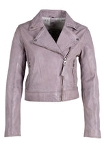 Load image into Gallery viewer, MAURITIUS JULENE RF LEATHER JACKET - LIGHT LAVENDER
