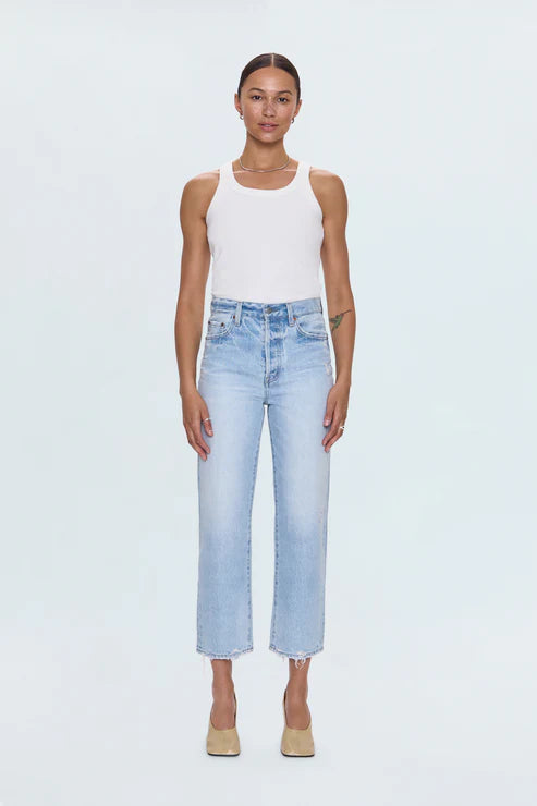 PISTOLA CASSIE SUPER HIGH RISE STRAIGHT JEAN - RADIANT VINTAGE