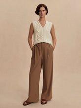 Load image into Gallery viewer, VARLEY KAYSON WIDE LEG PANT 29.5&quot; - TAUPE STONE
