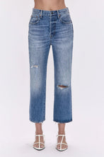 Load image into Gallery viewer, PISTOLA CASSIE CROP HIGH RISE STRAIGHT CROP JEAN - HONOR DISTRESSED
