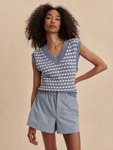 Load image into Gallery viewer, VARLEY ANTONELLA KNIT VEST - INFINITY BLUE
