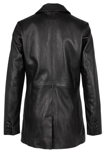 MAURITIUS AURELA CF LEATHER JACKET - BLACK