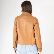 Load image into Gallery viewer, MAURITIUS LEFEI CF LEATHER JACKET - CAMEL
