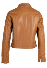 Load image into Gallery viewer, MAURITIUS LEFEI CF LEATHER JACKET - CAMEL
