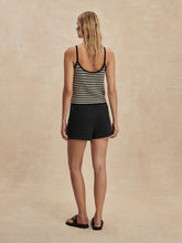 Load image into Gallery viewer, VARLEY JARED KNIT TOP - BLACK/EGRET
