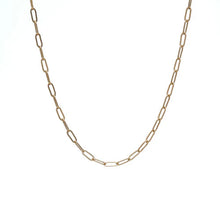 Load image into Gallery viewer, KENDA KIST PAPER CLIP CHAIN TOGGLE NECKLACE - GOLD FILLED
