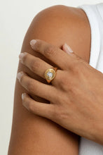 Load image into Gallery viewer, MIRANDA FRYE EMBER SIGNET RING - GOLD
