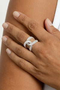 MIRANDA FRYE ZOE RING - SILVER