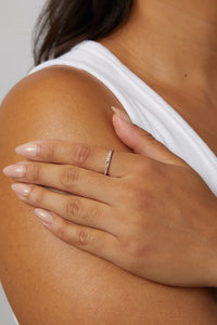 MIRANDA FRYE EVE RING - SILVER