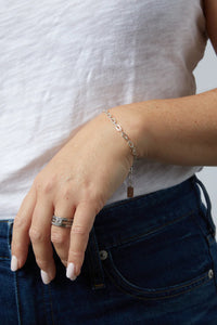 MIRANDA FRYE EMILY BRACELET - SILVER