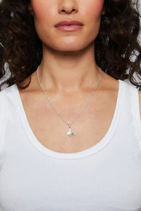 MIRANDA FRYE BUTTERFLY NECKLACE CHARM - SILVER