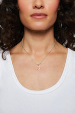 Load image into Gallery viewer, MIRANDA FRYE CRESCENT NECKLACE CHARM - SILVER
