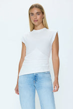 Load image into Gallery viewer, PISTOLA NYA DRAPED TEE - LE BLANC
