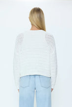 Load image into Gallery viewer, PISTOLA KATYA RELAXED CREW NECK SWEATER - LE BLANC
