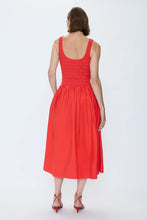 Load image into Gallery viewer, PISTOLA ALESSIA SMOCKED DROP WAIST DRESS - MARASCHINO
